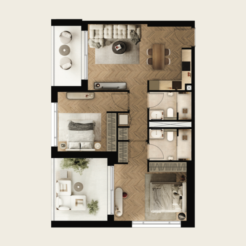 2 bedrooms in Arisha Terraces