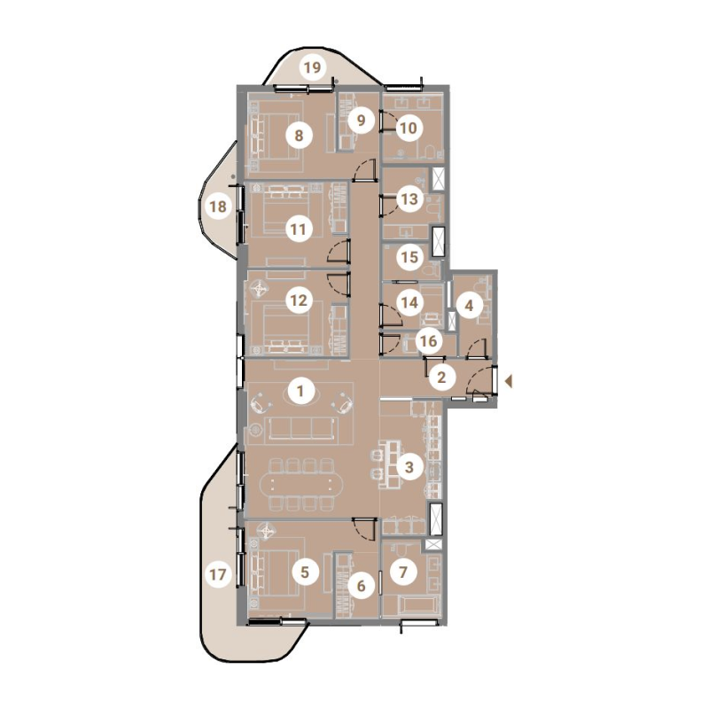 4 bedrooms in Takaya by Union Properties