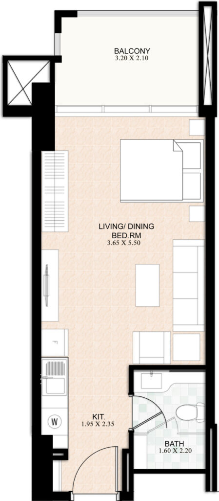 Studio in The Pinnacle