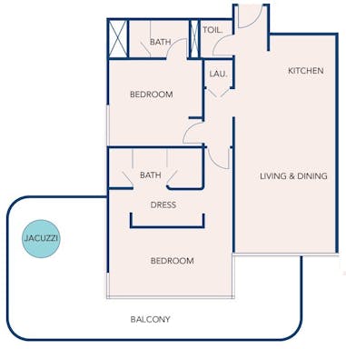 2 bedrooms in Sunset Bay One