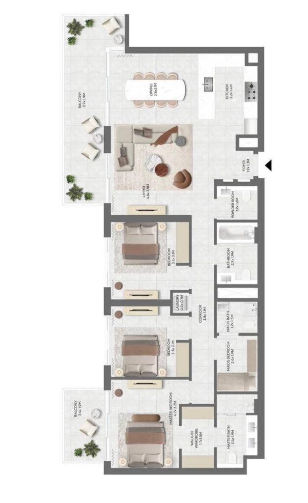 3 bedrooms in Golf Point