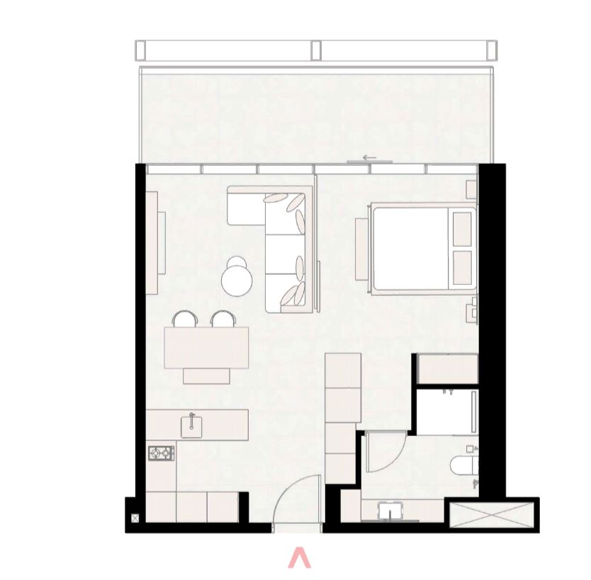 1 bedroom in UPSIDE Living