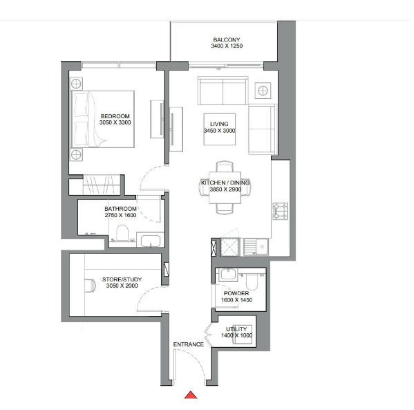 1.5 bedrooms in 330 Riverside Crescent