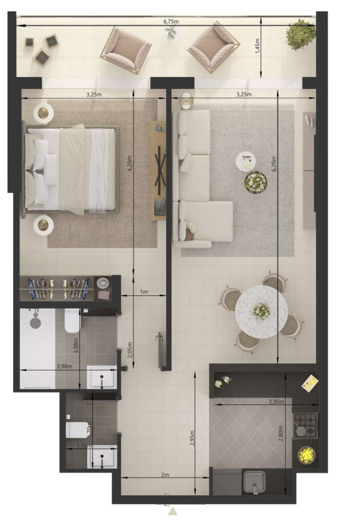1 bedroom in UniEstate Prime Tower