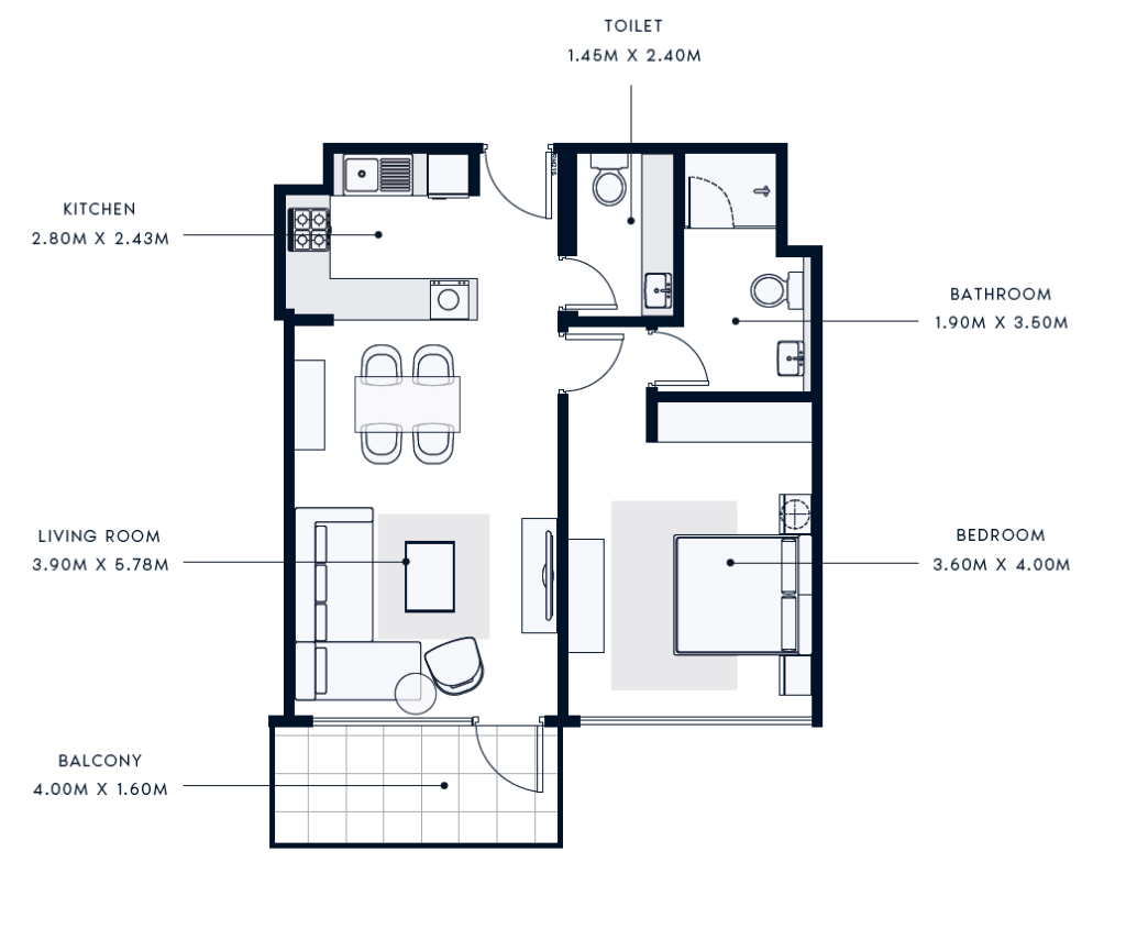 1 bedroom in Vista