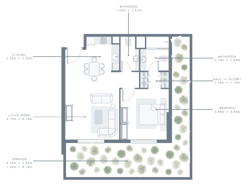 1 bedroom in Candice Acacia