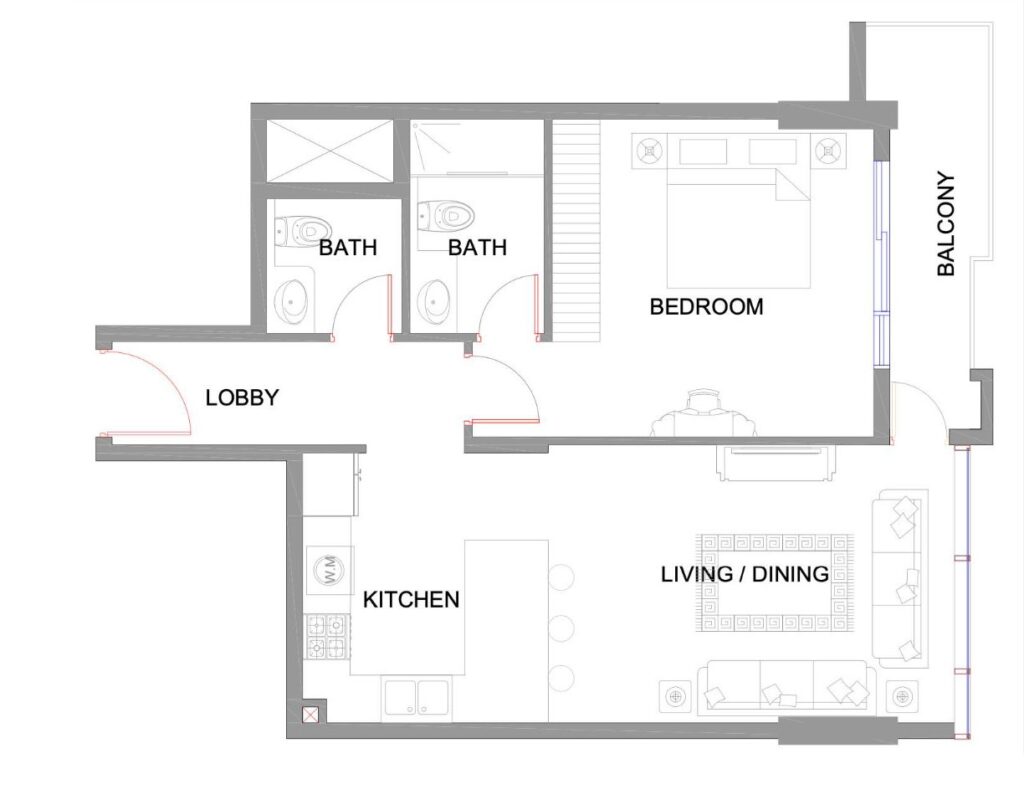 1 bedroom in Park Boulevard