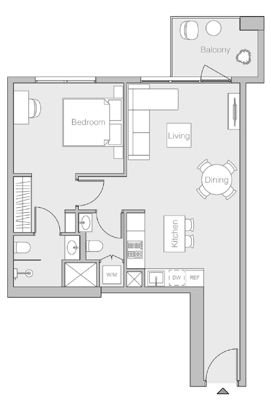 1 bedroom in V1TER