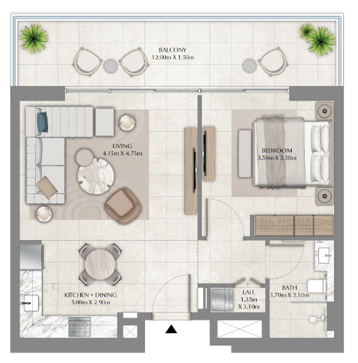 1 bedroom in VYB by Ginco Properties
