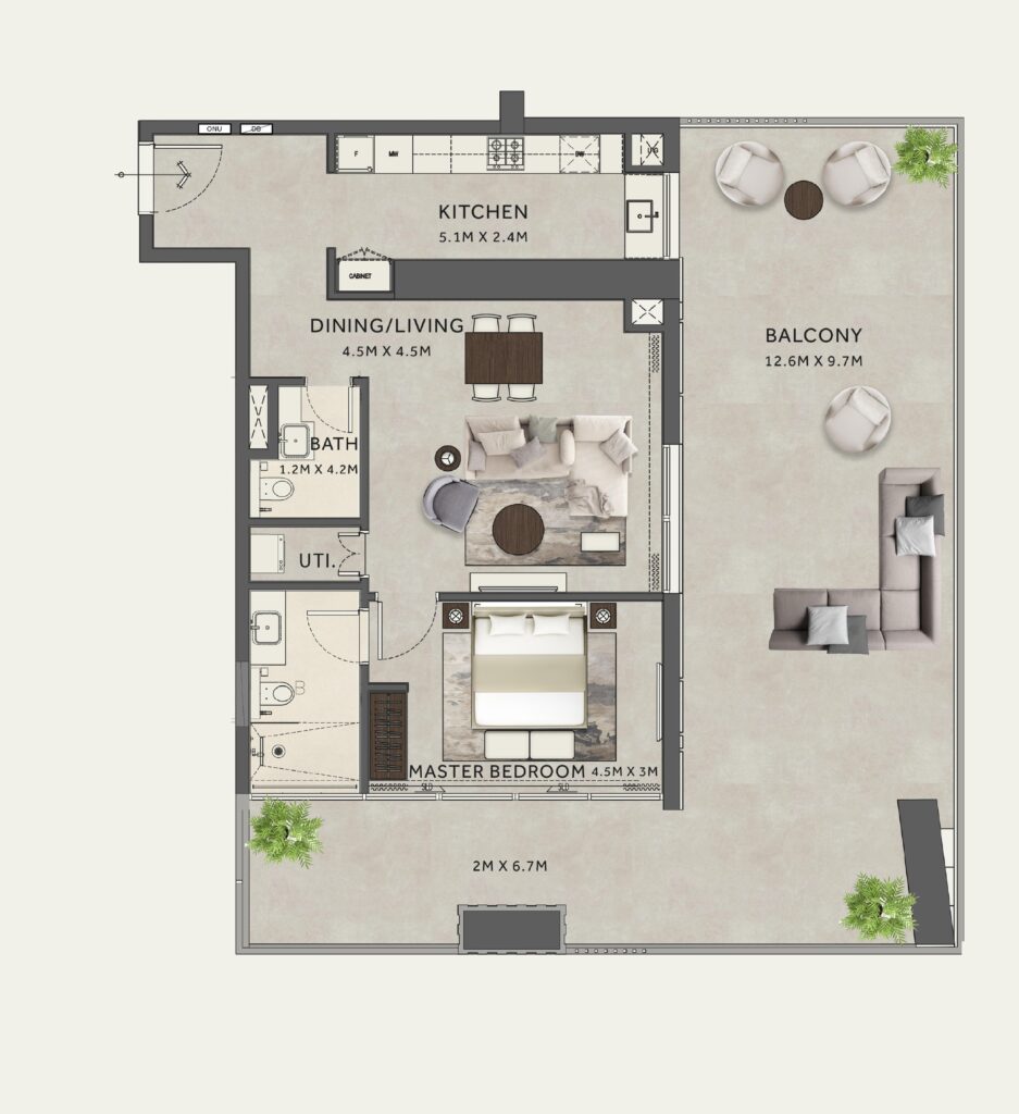1 bedroom in Marriott Residences