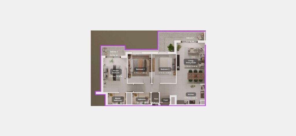 3 bedrooms in Reeman Living