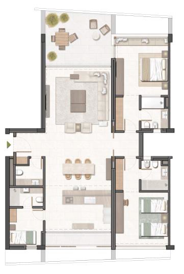 2 bedrooms in Seaside Hills Residence