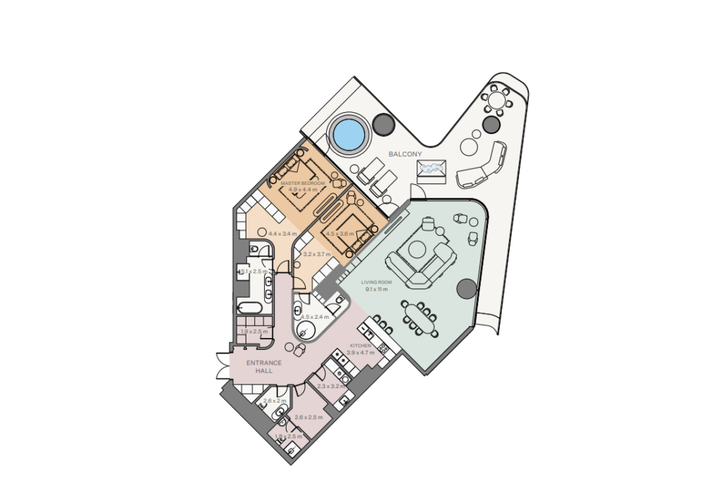 2 bedrooms in Eywa