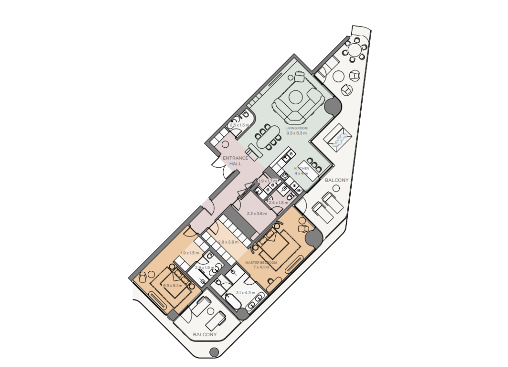 2 bedrooms in Eywa