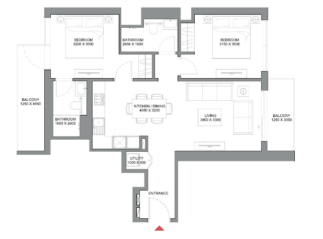 2 bedrooms in 340 Riverside Crescent
