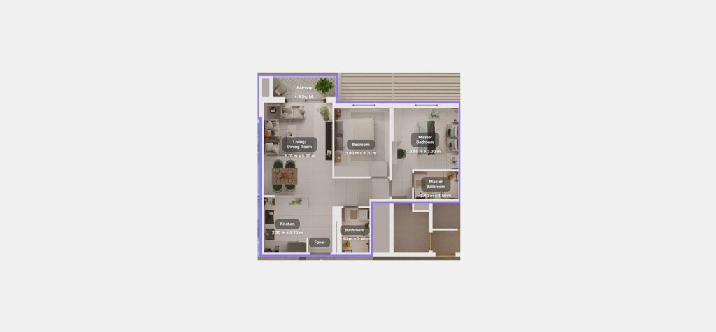 2 bedrooms in Reeman Living