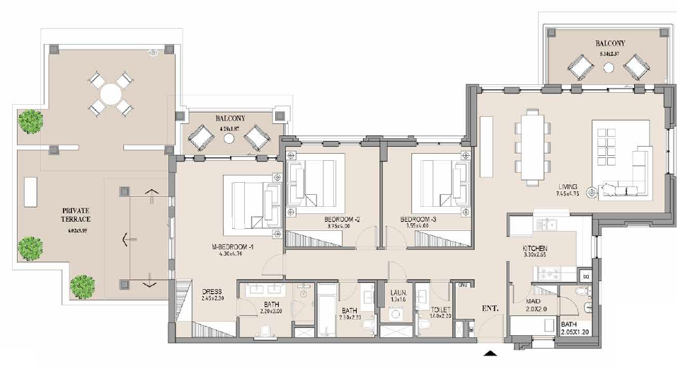 3 bedrooms in Lamtara