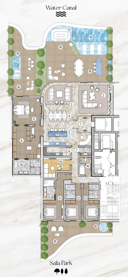 4 bedrooms in Casa Canal