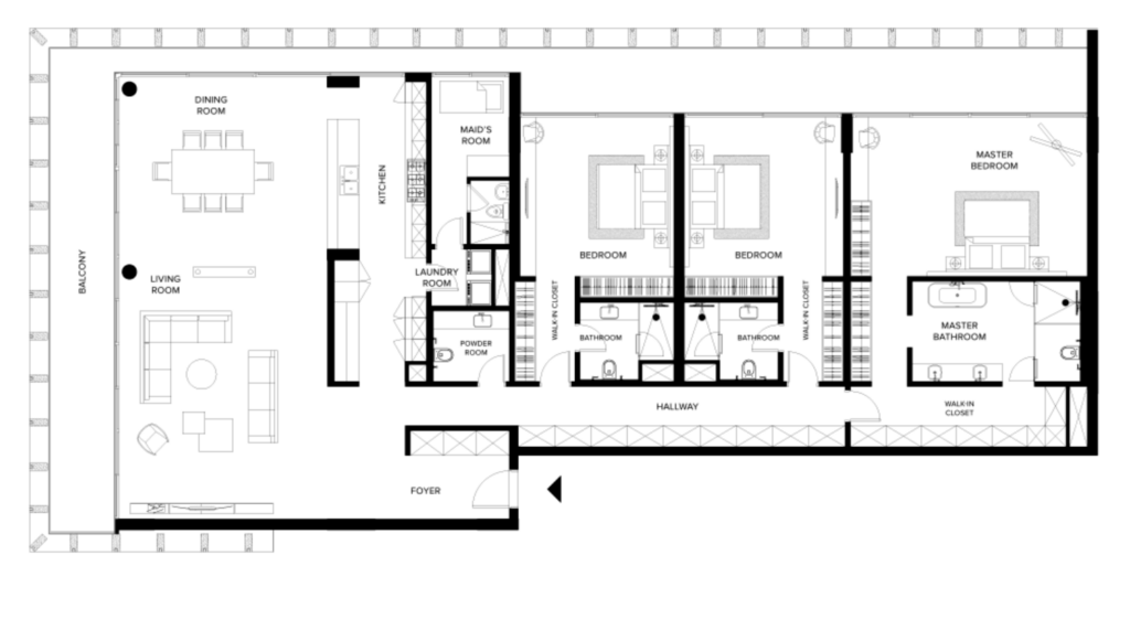 3 bedrooms in The Ritz Carlton