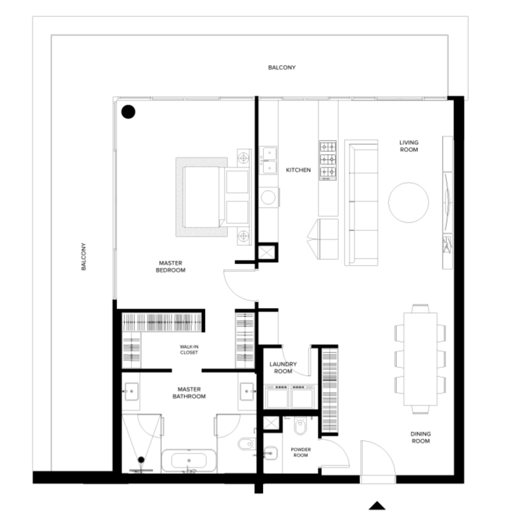 1 bedroom in The Ritz Carlton