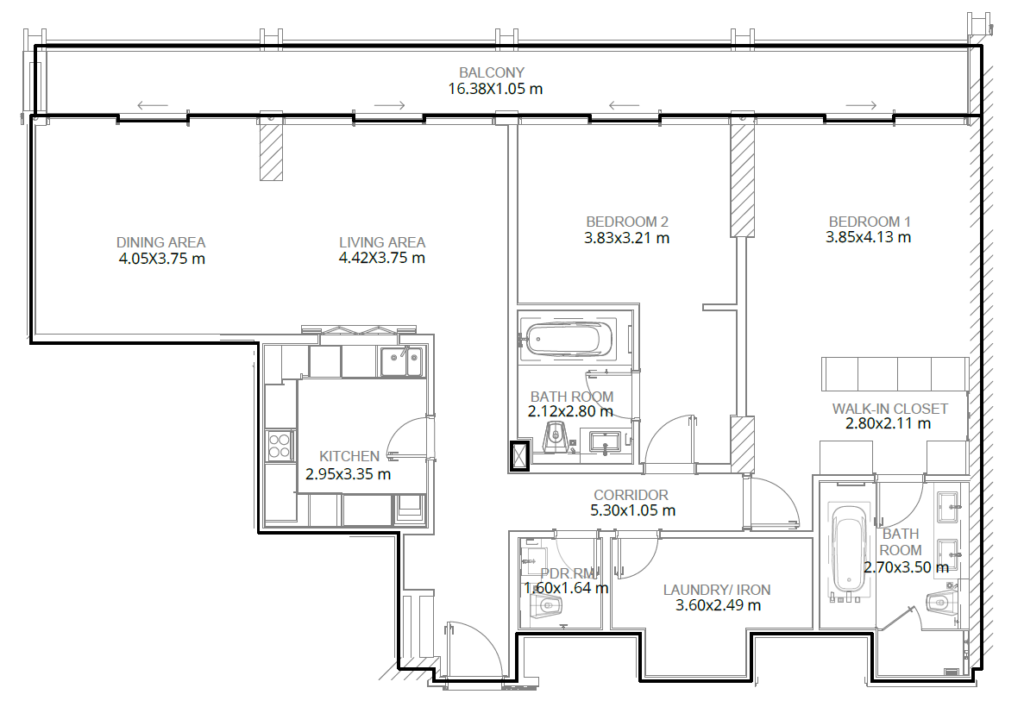 2 bedrooms in The Sterling