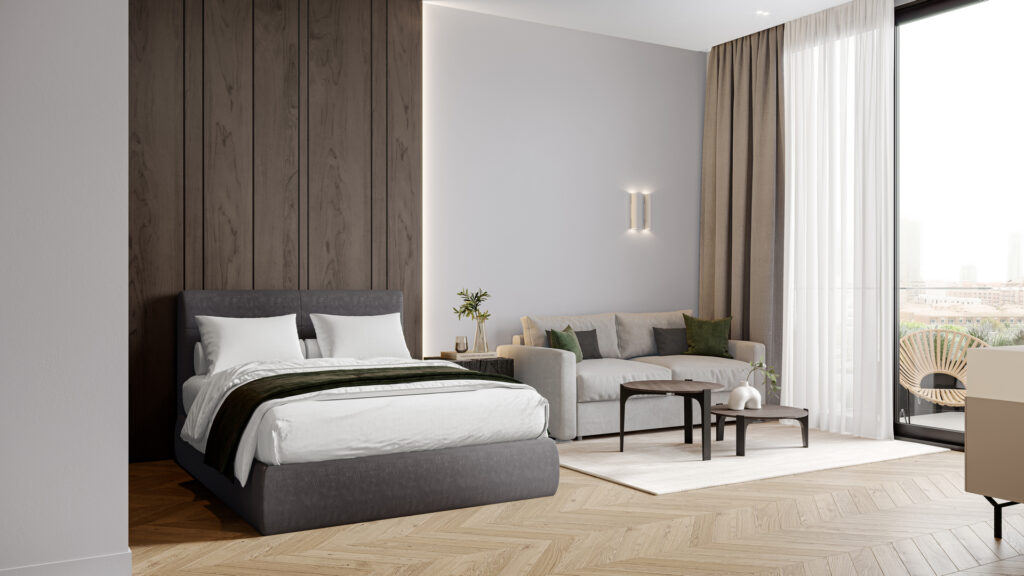 2 bedrooms in 1WOOD Residence