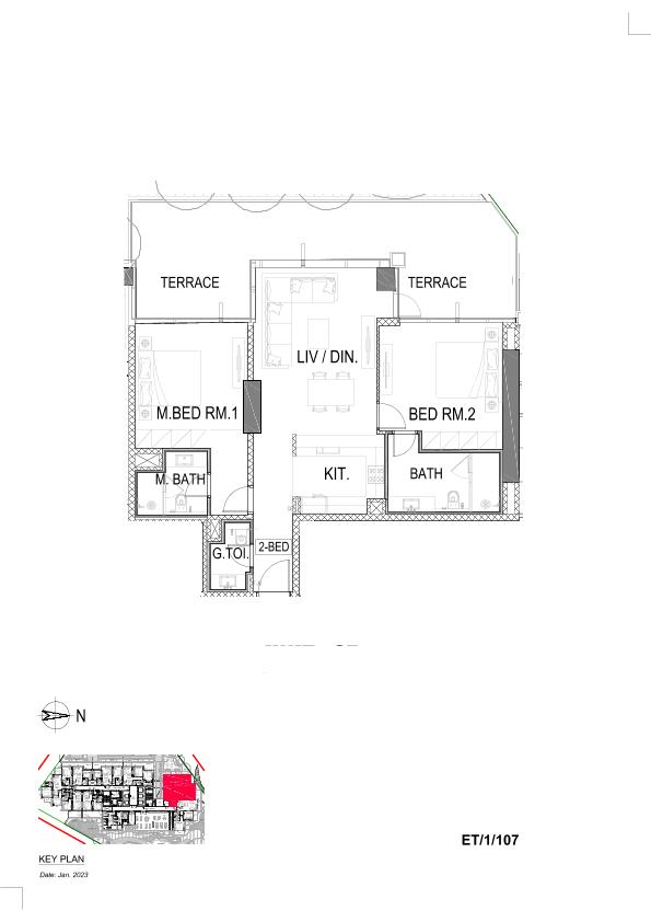 1 bedroom in Elegance Tower