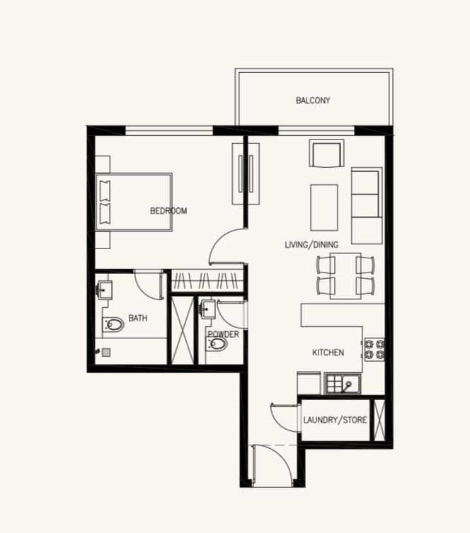 1 bedroom in Albero